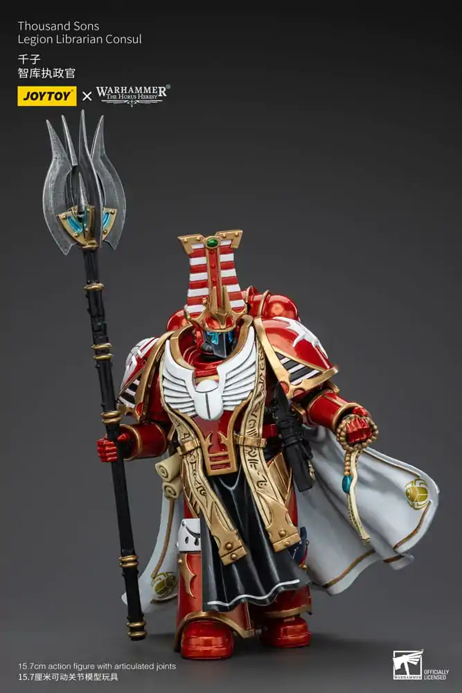 Warhammer The Horus Heresy Actionfigur 1/18 Thousand Sons Legion Librarian Consut 16 cm termékfotó