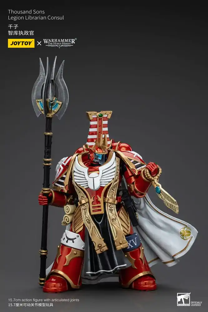 Warhammer The Horus Heresy Actionfigur 1/18 Thousand Sons Legion Librarian Consut 16 cm termékfotó