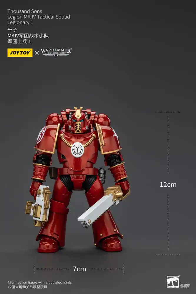 Warhammer The Horus Heresy Actionfigur 1/18 Thousand Sons Legion MK IV Tactical Squad Legionary 1 12 cm termékfotó