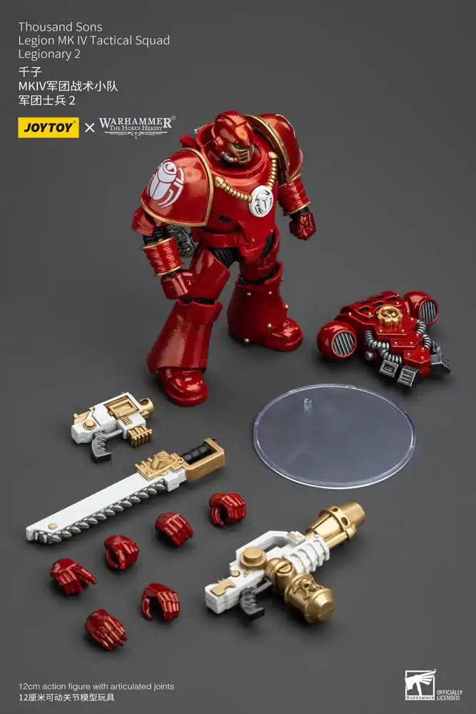 Warhammer The Horus Heresy Actionfigur 1/18 Thousand Sons Legion MK IV Tactical Squad Legionary 2 12 cm termékfotó