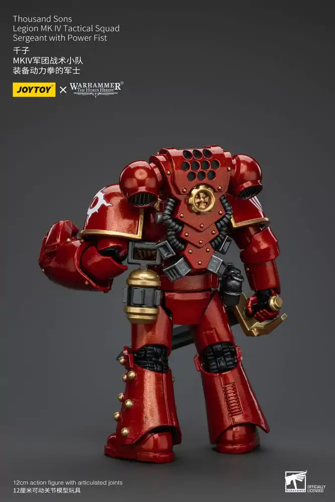 Warhammer The Horus Heresy Actionfigur 1/18 Thousand Sons Legion MK IV Tactical Squad Sergeant with Power Fist 12 cm termékfotó