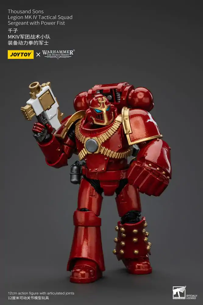 Warhammer The Horus Heresy Actionfigur 1/18 Thousand Sons Legion MK IV Tactical Squad Sergeant with Power Fist 12 cm termékfotó