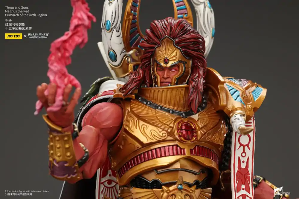 Warhammer The Horus Heresy Actionfigur 1/18 Thousand sons Magnus the Red Primarch of the XVth Legion 12 cm termékfotó