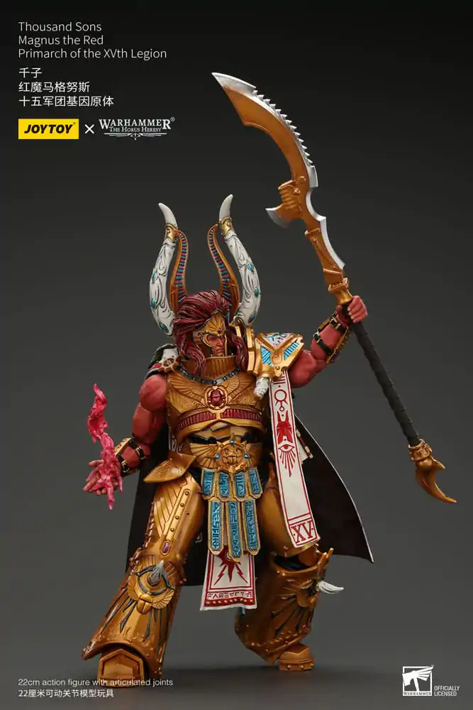 Warhammer The Horus Heresy Actionfigur 1/18 Thousand sons Magnus the Red Primarch of the XVth Legion 12 cm termékfotó