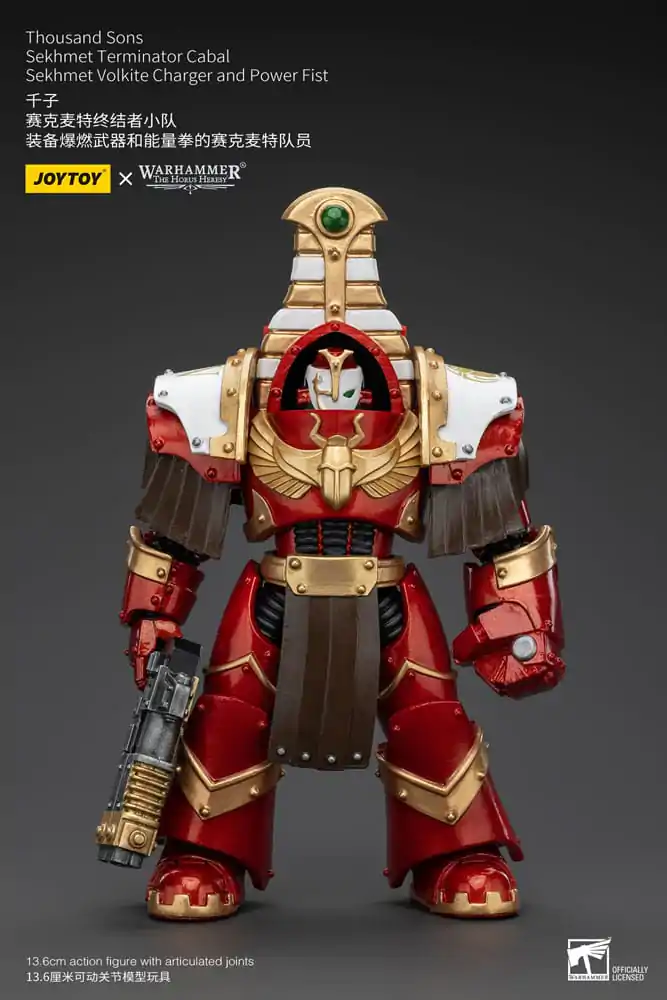 Warhammer The Horus Heresy Actionfigur 1/18 Thousand Sons Sekhmet Terminator Cabal Sekhmet Volkite Charger and Power Fist 14 cm termékfotó