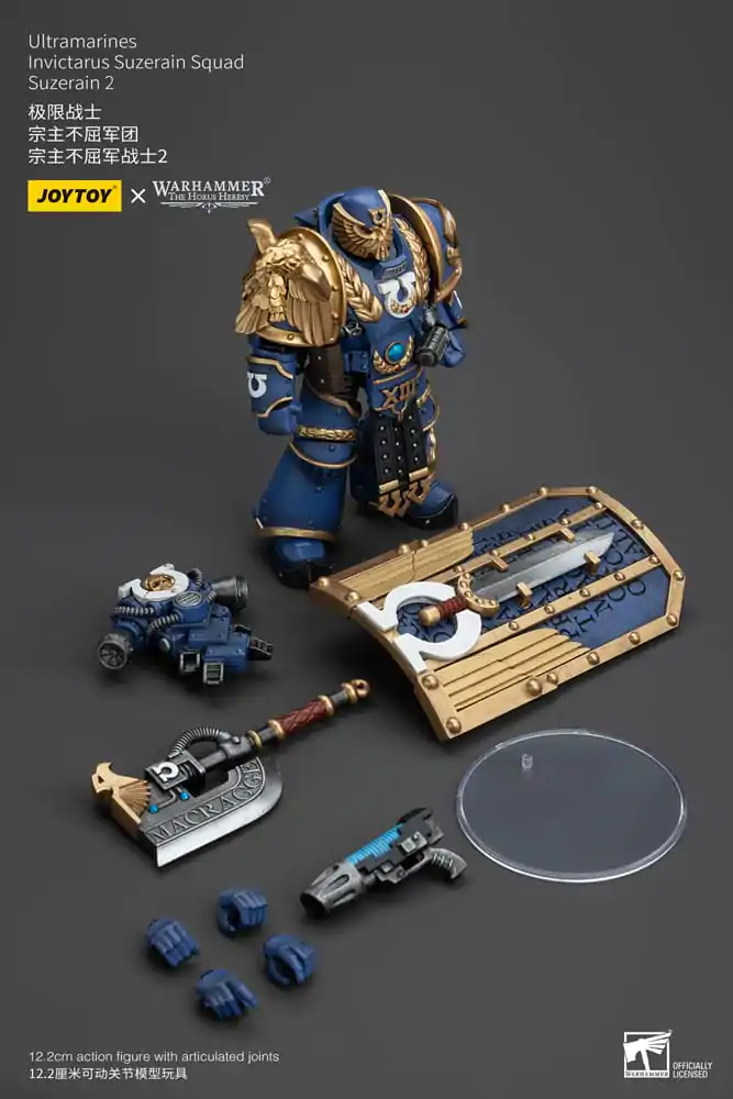 Warhammer The Horus Heresy Actionfigur 1/18 Ultramarines Invictarus Suzerain Squad Suzerain 2 12 cm Produktfoto