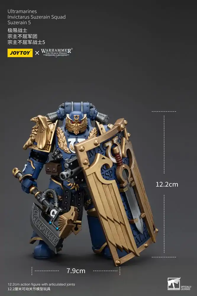 Warhammer The Horus Heresy Actionfigur 1/18 Ultramarines Invictarus Suzerain Squad Suzerain 5 12 cm Produktfoto