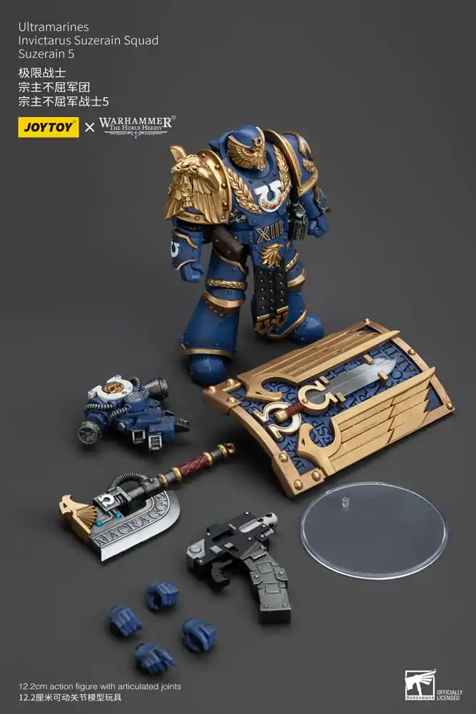 Warhammer The Horus Heresy Actionfigur 1/18 Ultramarines Invictarus Suzerain Squad Suzerain 5 12 cm Produktfoto