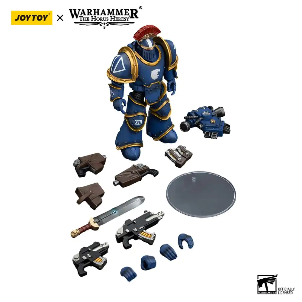 Warhammer The Horus Heresy Actionfigur 1/18 Ultramarines Legion MKIII Tactical Squad Sergeant with Power Sword 12 cm termékfotó