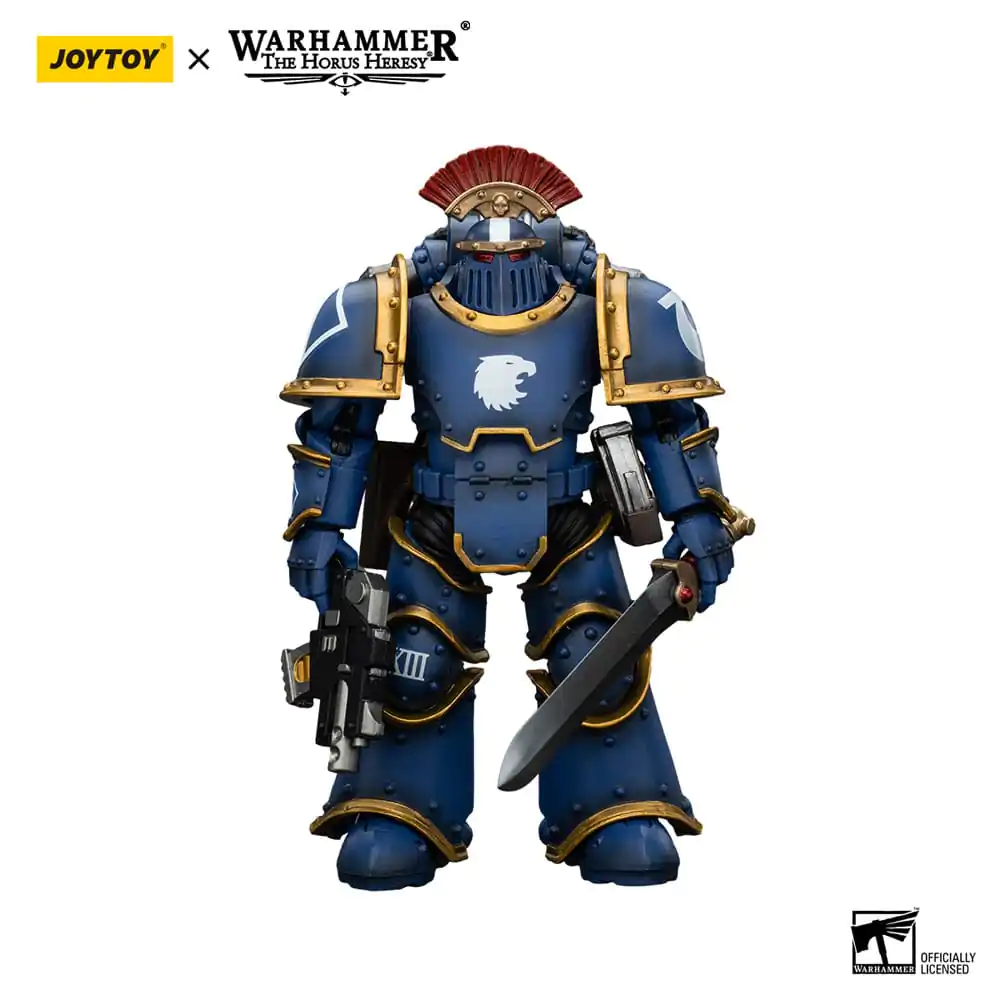 Warhammer The Horus Heresy Actionfigur 1/18 Ultramarines Legion MKIII Tactical Squad Sergeant with Power Sword 12 cm termékfotó