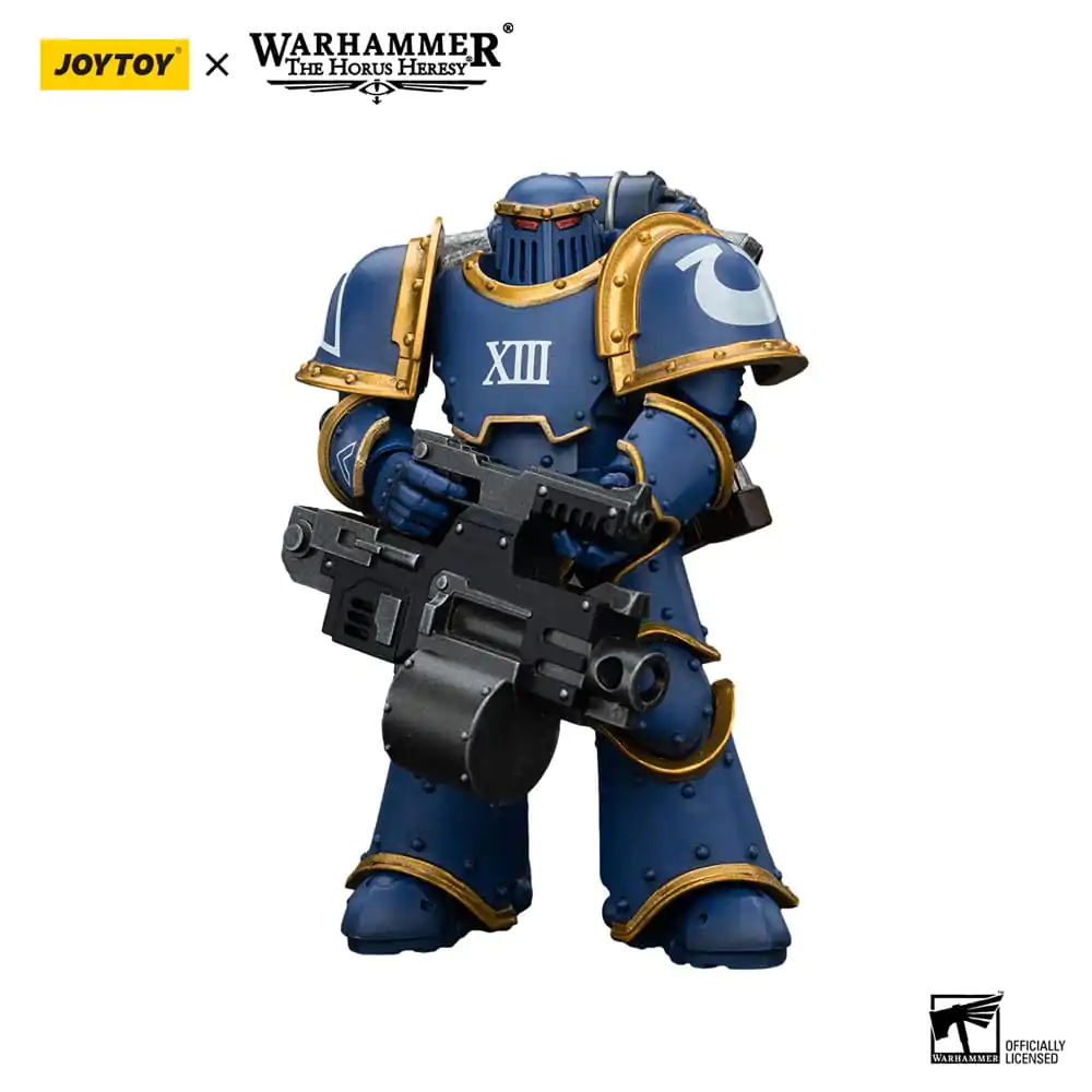 Warhammer The Horus Heresy Actionfigur 1/18 Ultramarines Legion MKIII Tactical Support Squad Legionary with Heavy Bolter 12 cm termékfotó