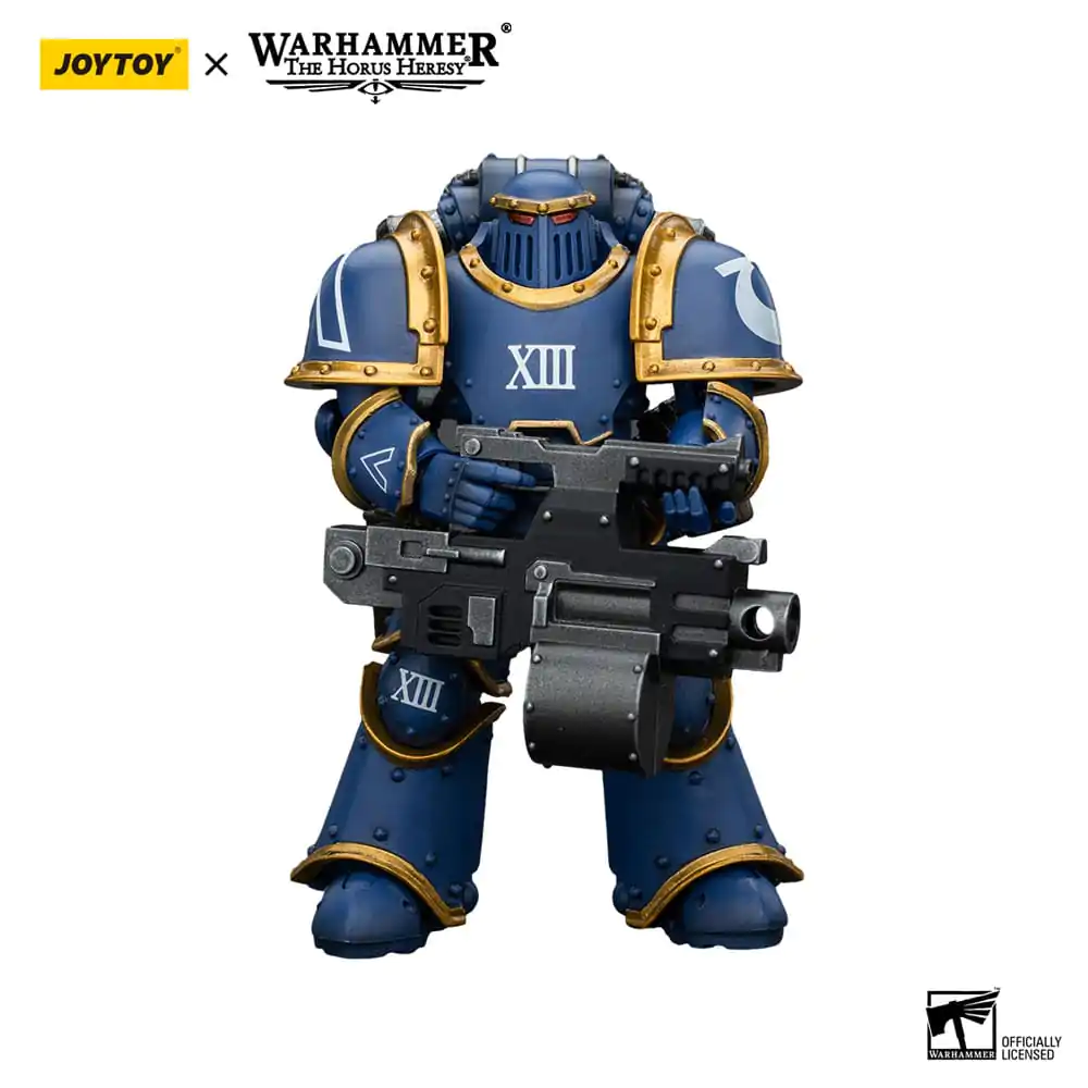 Warhammer The Horus Heresy Actionfigur 1/18 Ultramarines Legion MKIII Tactical Support Squad Legionary with Heavy Bolter 12 cm termékfotó