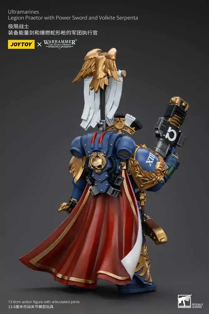 Warhammer The Horus Heresy Actionfigur 1/18 Ultramarines Legion Praetor with Power Sword and Volkite Serpenta 12 cm termékfotó