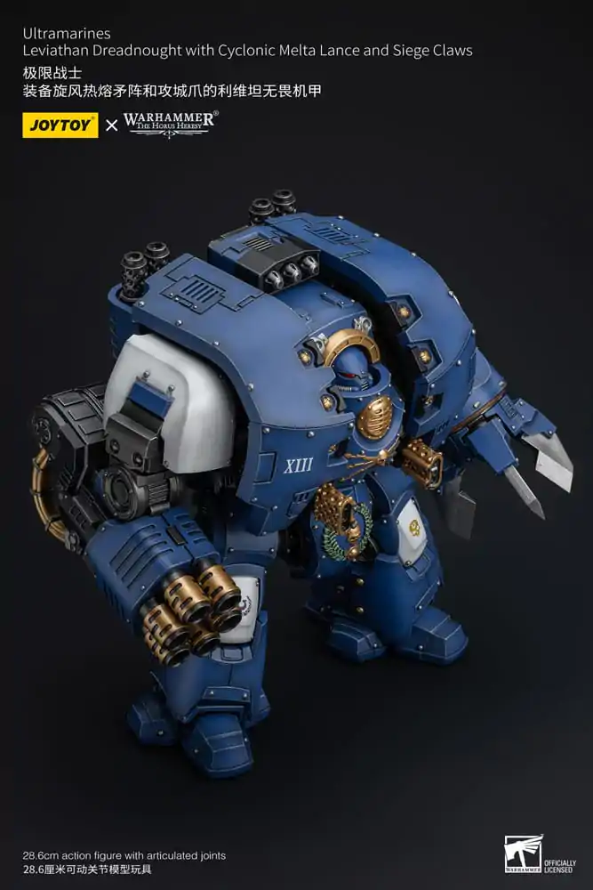 Warhammer The Horus Heresy Actionfigur 1/18 Ultramarines Leviathan Dreadnought with Cyclonic Melta Lance And Siege Claws 29 cm termékfotó