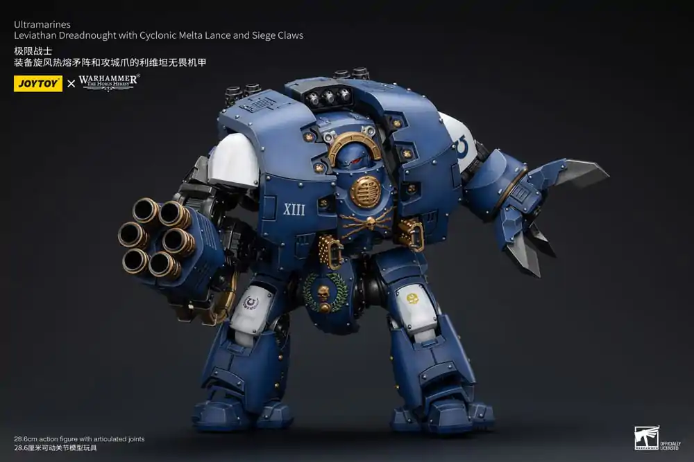 Warhammer The Horus Heresy Actionfigur 1/18 Ultramarines Leviathan Dreadnought with Cyclonic Melta Lance And Siege Claws 29 cm termékfotó