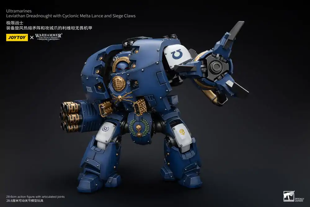 Warhammer The Horus Heresy Actionfigur 1/18 Ultramarines Leviathan Dreadnought with Cyclonic Melta Lance And Siege Claws 29 cm termékfotó