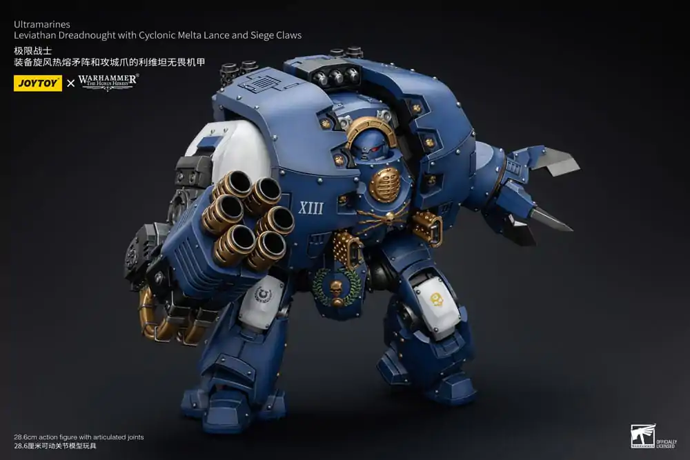 Warhammer The Horus Heresy Actionfigur 1/18 Ultramarines Leviathan Dreadnought with Cyclonic Melta Lance And Siege Claws 29 cm termékfotó