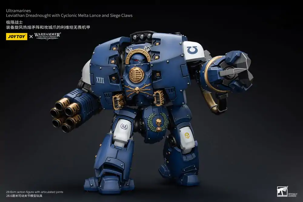 Warhammer The Horus Heresy Actionfigur 1/18 Ultramarines Leviathan Dreadnought with Cyclonic Melta Lance And Siege Claws 29 cm termékfotó