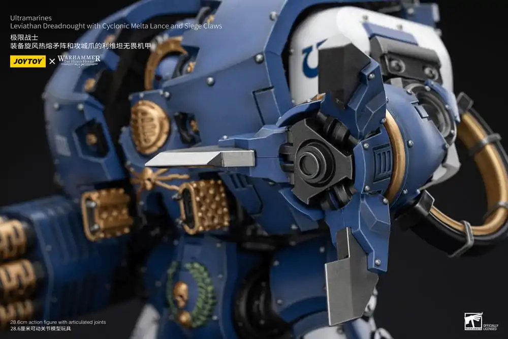 Warhammer The Horus Heresy Actionfigur 1/18 Ultramarines Leviathan Dreadnought with Cyclonic Melta Lance And Siege Claws 29 cm termékfotó