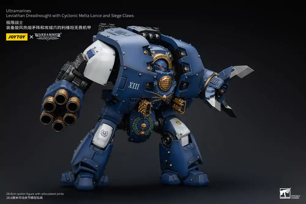 Warhammer The Horus Heresy Actionfigur 1/18 Ultramarines Leviathan Dreadnought with Cyclonic Melta Lance And Siege Claws 29 cm termékfotó