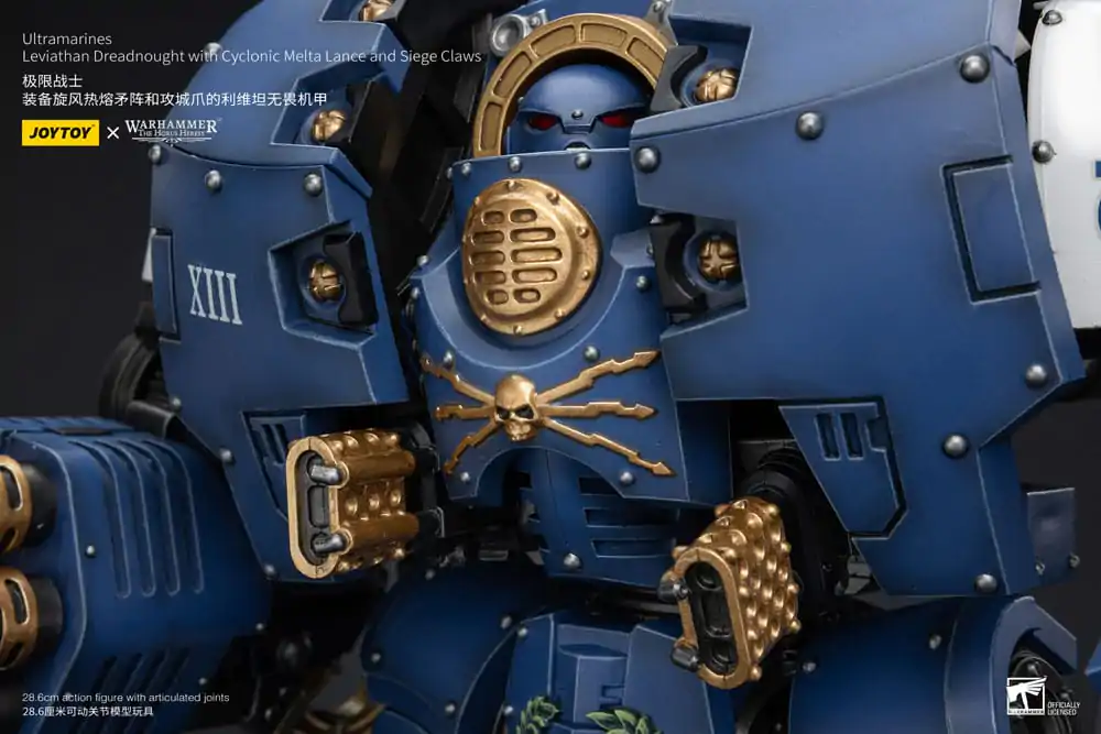 Warhammer The Horus Heresy Actionfigur 1/18 Ultramarines Leviathan Dreadnought with Cyclonic Melta Lance And Siege Claws 29 cm termékfotó