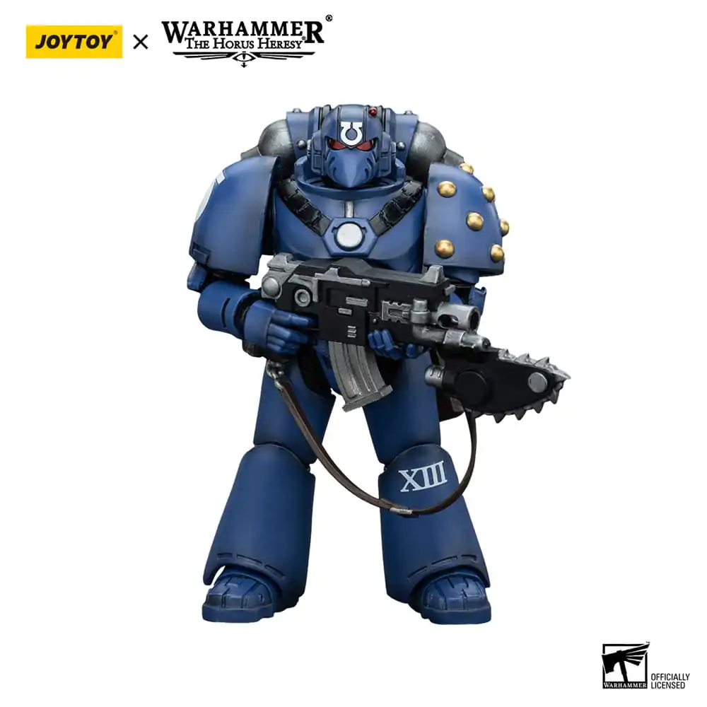 Warhammer The Horus Heresy Actionfigur 1/18 Ultramarines MK VI Tactical Squad Legionary with Bolter & Chainblade 12 cm termékfotó