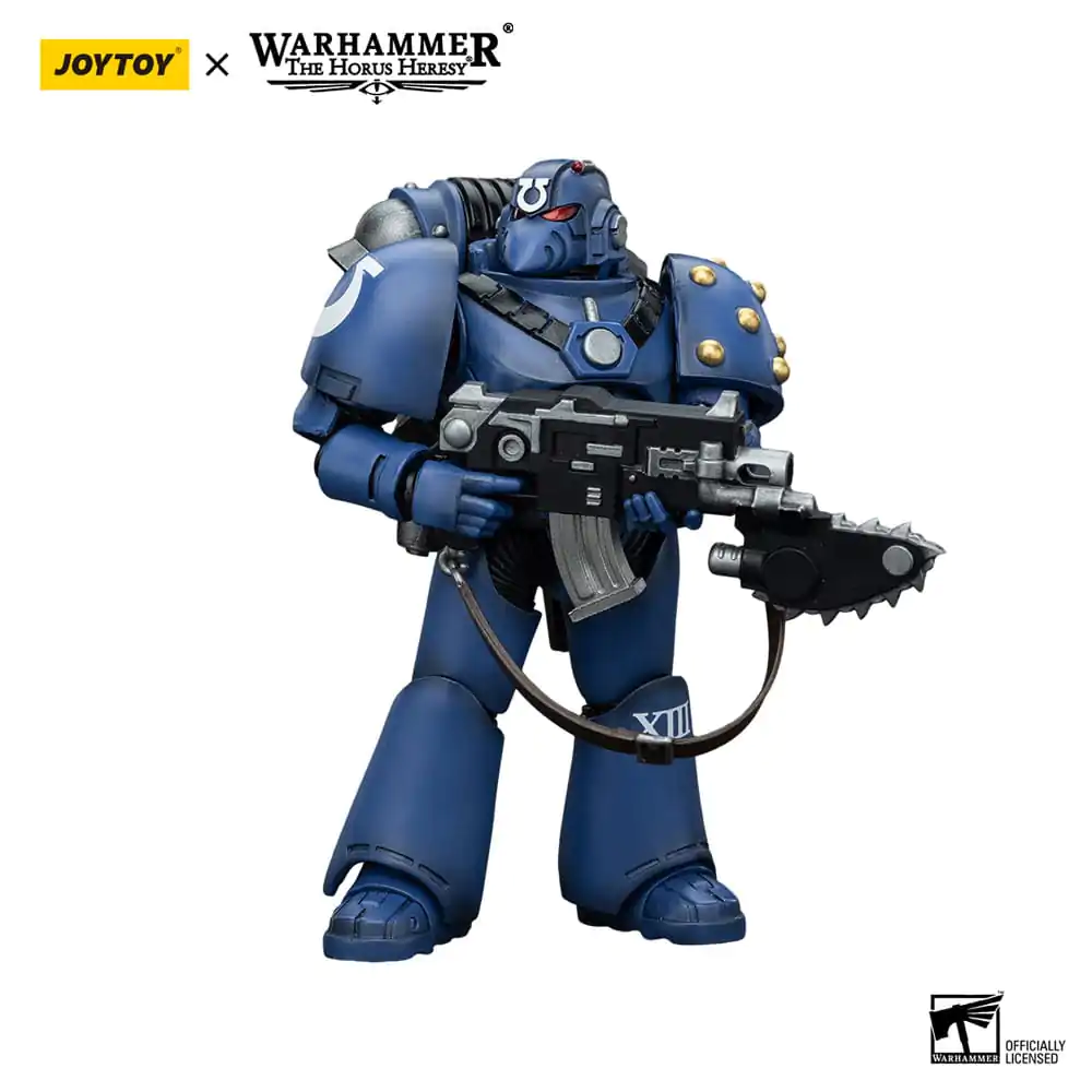 Warhammer The Horus Heresy Actionfigur 1/18 Ultramarines MK VI Tactical Squad Legionary with Bolter & Chainblade 12 cm termékfotó