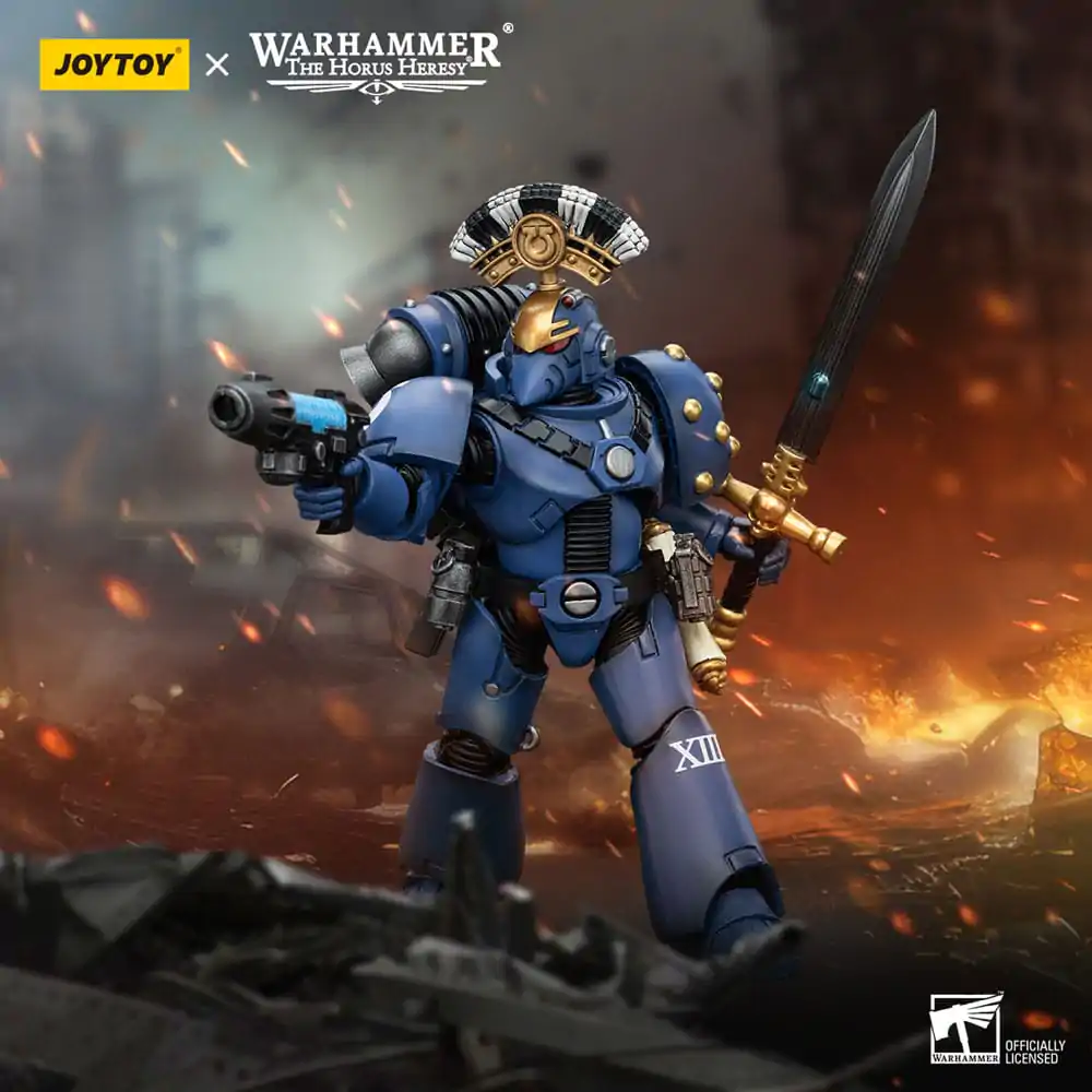 Warhammer The Horus Heresy Actionfigur 1/18 Ultramarines MK VI Tactical Squad Sergeant with Plasma Pistol and Power Sword 12 cm termékfotó