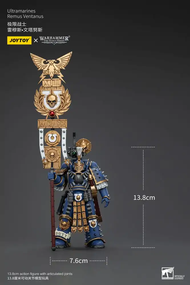 Warhammer The Horus Heresy Actionfigur 1/18 Ultramarines Remus Ventanus 14 cm Produktfoto