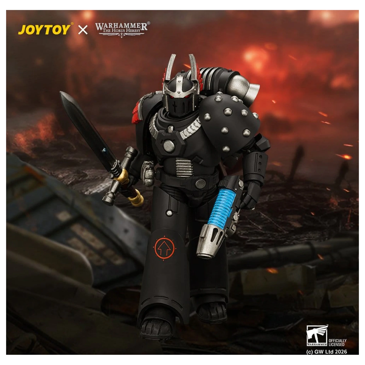 Warhammer The Horus Heresy Figur MKVI Tactical Sergeant Dark Angels 12 cm Produktfoto