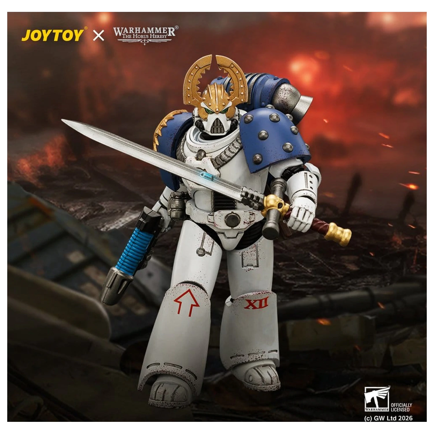 Warhammer The Horus Heresy Figur MKVI Tactical Sergeant World Eaters 12 cm Produktfoto