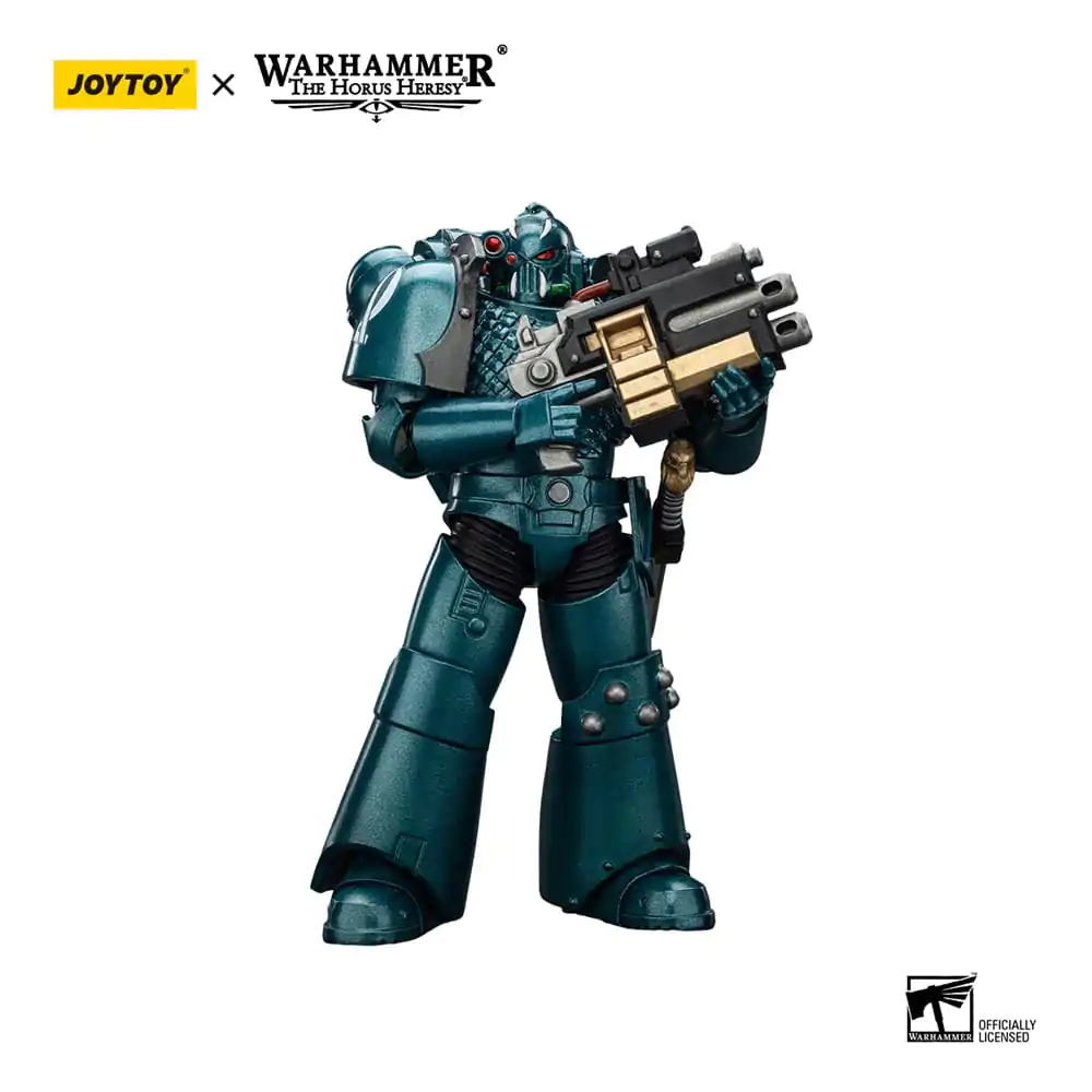 Warhammer The Horus Heresy Actionfigur Alpha Legion Head hunter With Banestrike Combi-Bolter And Power Dagger 20 cm Produktfoto