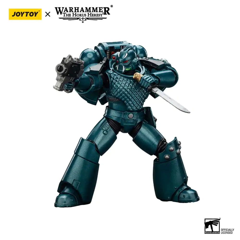 Warhammer The Horus Heresy Actionfigur Alpha Legion Head hunter With Banestrike Combi-Bolter And Power Dagger 20 cm Produktfoto
