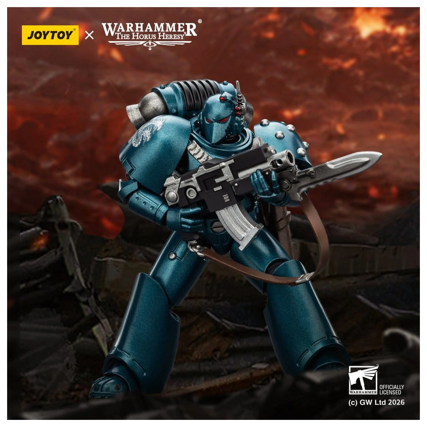 Warhammer The Horus Heresy Actionfigur Alpha Legion MKVI Tactical Legionary 12 cm Produktfoto
