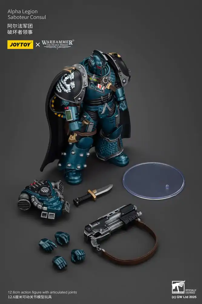 Warhammer The Horus Heresy Actionfigur Alpha Legion Saboteur Consul 20 cm Produktfoto