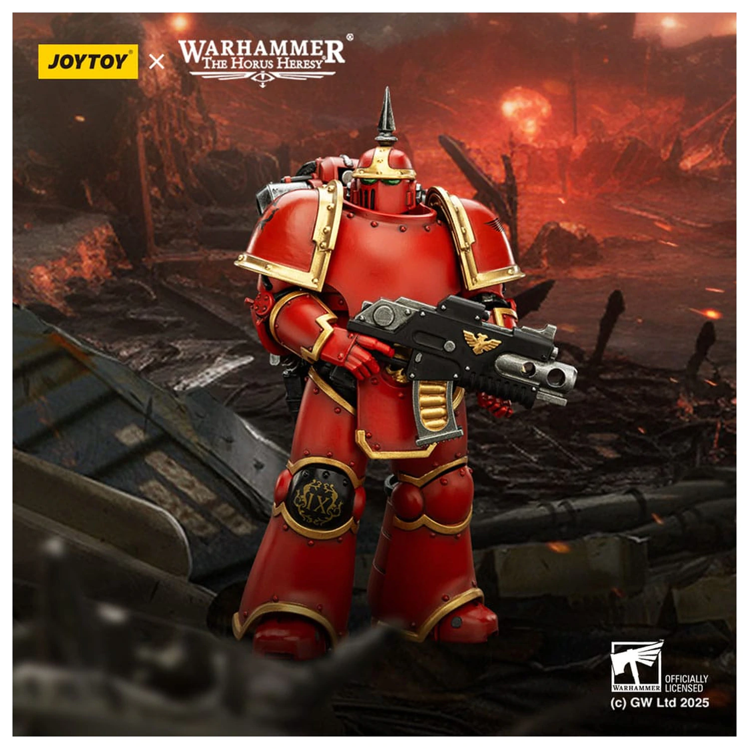 Warhammer The Horus Heresy Actionfigur Blood Angels MK lll Tactical Legionär 12 cm Produktfoto