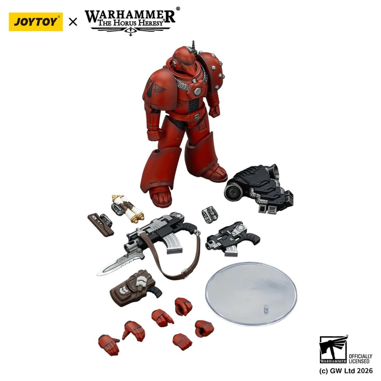 Warhammer The Horus Heresy Actionfigur Blood Angels MKVI Tactical Legionary 12 cm Produktfoto