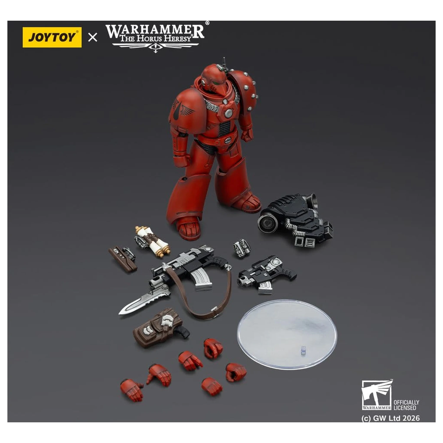 Warhammer The Horus Heresy Actionfigur Blood Angels MKVI Tactical Legionary 12 cm Produktfoto