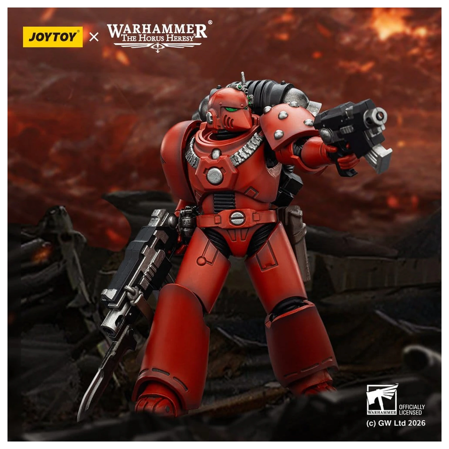 Warhammer The Horus Heresy Actionfigur Blood Angels MKVI Tactical Legionary 12 cm Produktfoto