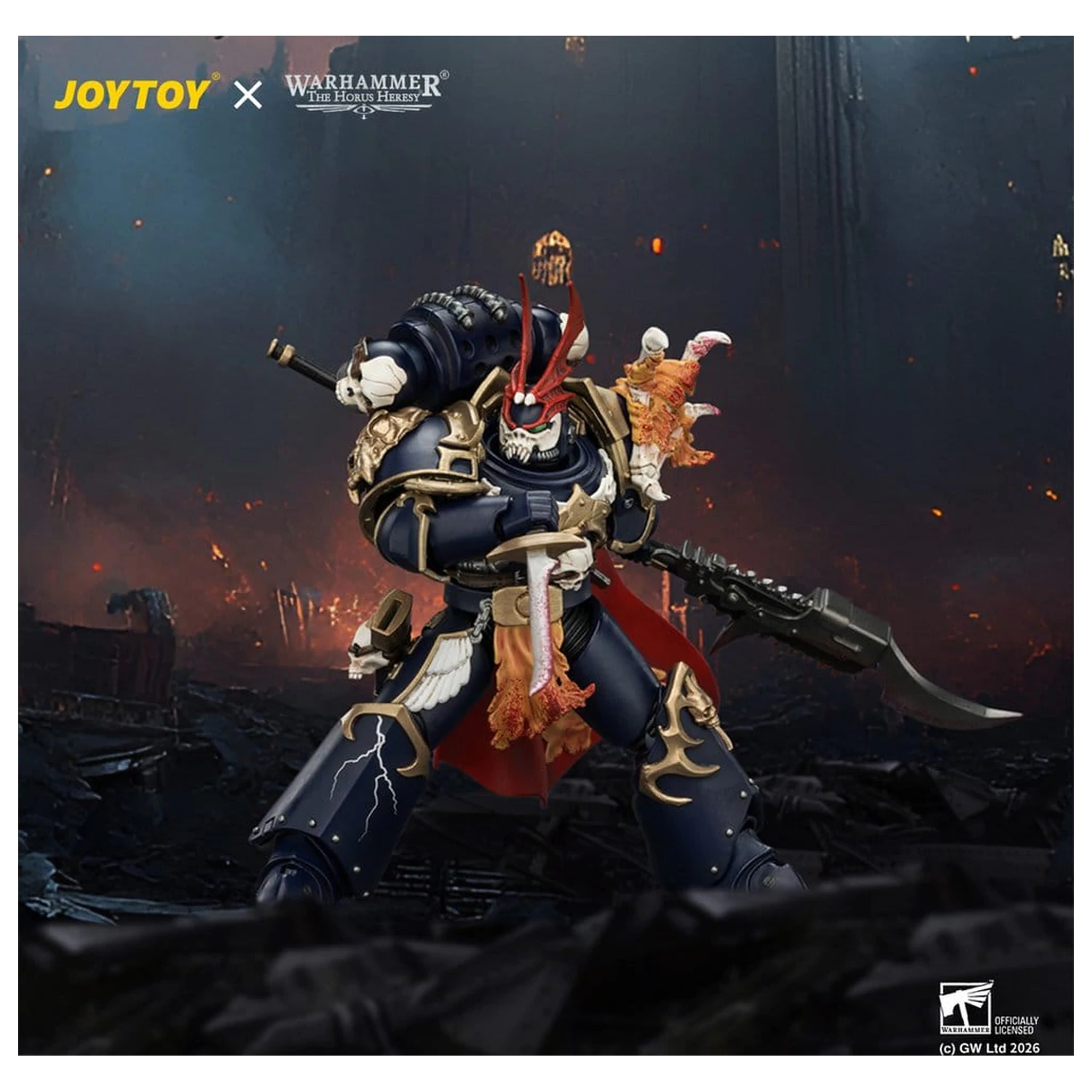 Warhammer The Horus Heresy Actionfigur First Captain of the Night Lords (The Prince of Crows) 13 cm Produktfoto