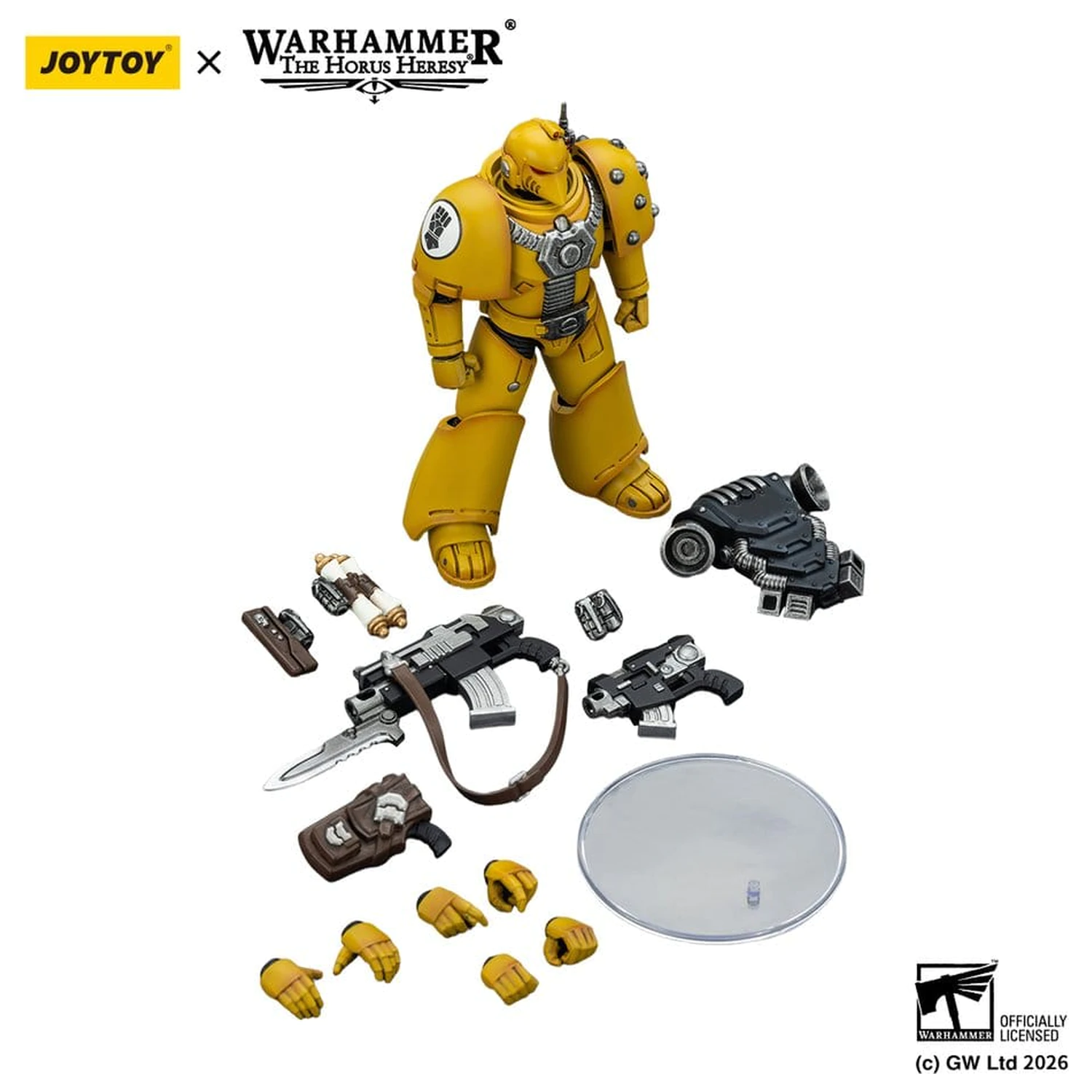 Warhammer The Horus Heresy Actionfigur Imperial Fist MKVI Taktischer Legionär 12 cm Produktfoto
