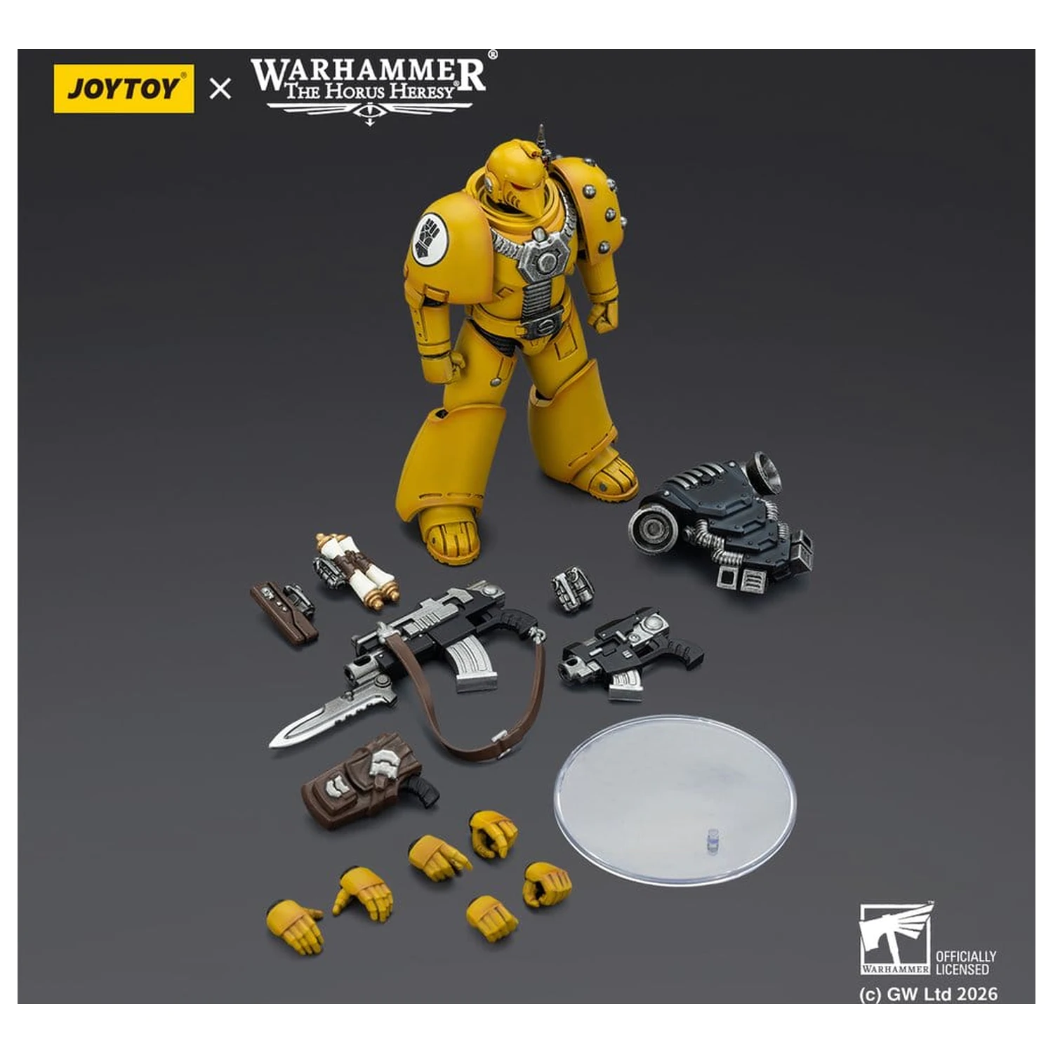 Warhammer The Horus Heresy Actionfigur Imperial Fist MKVI Taktischer Legionär 12 cm Produktfoto