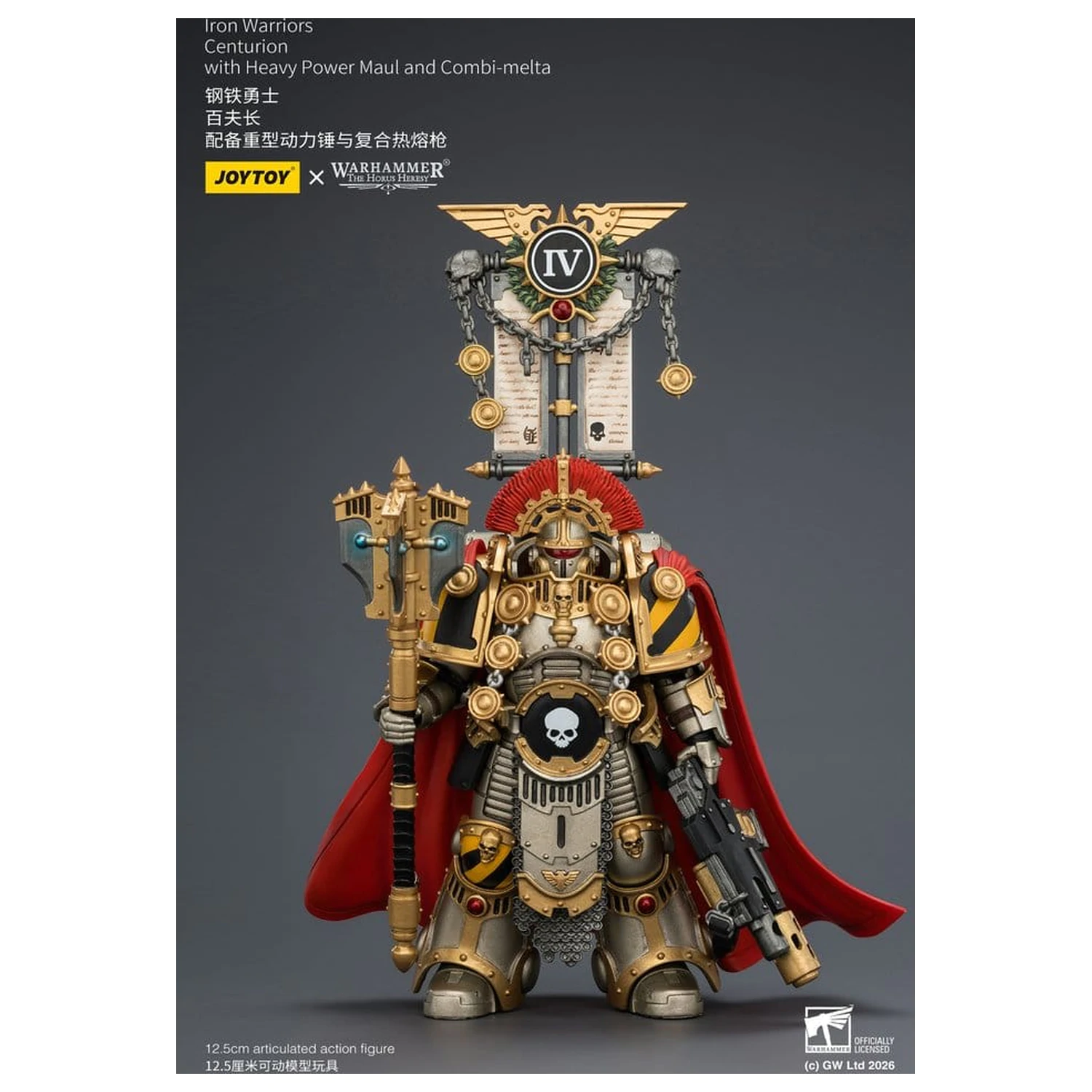 Warhammer The Horus Heresy Actionfigur Iron Warriors Centurion 13 cm Produktfoto