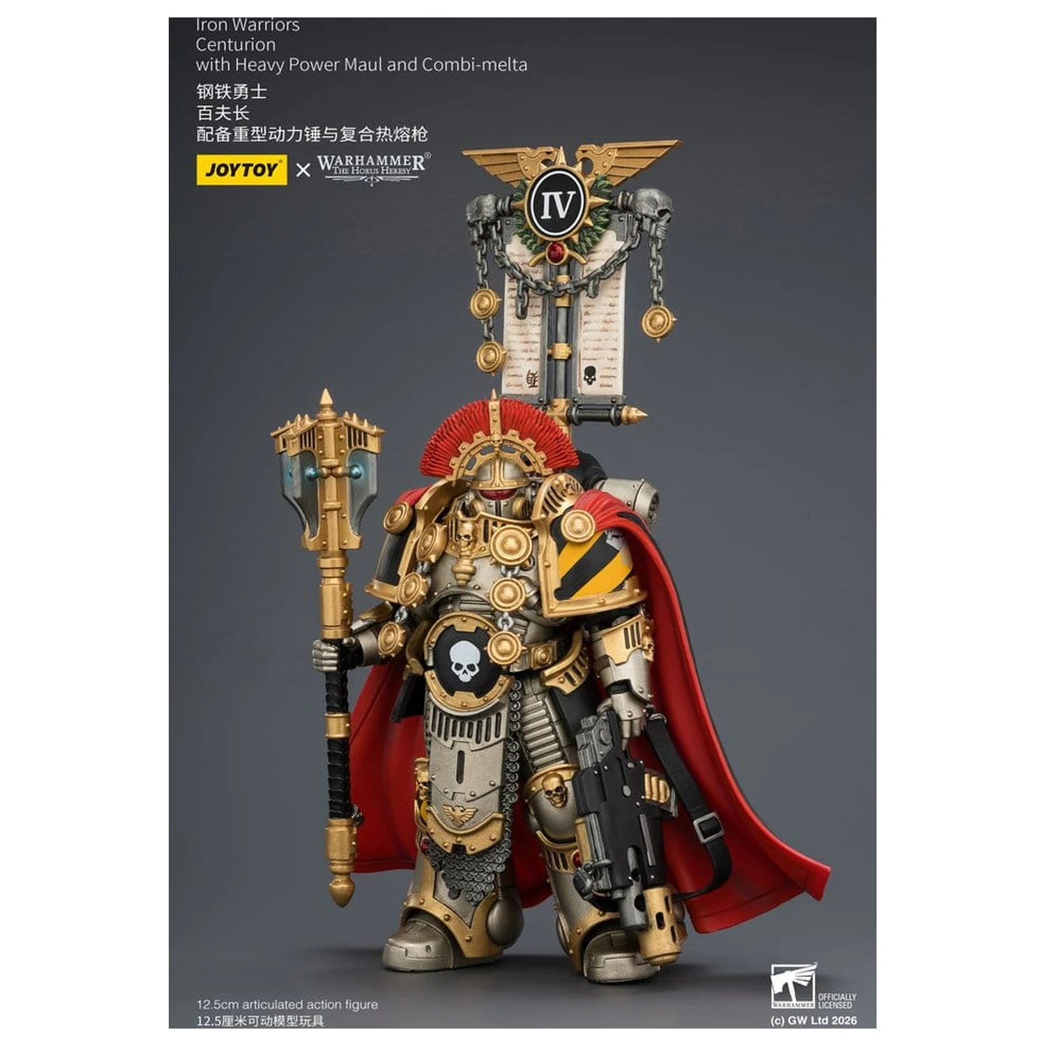 Warhammer The Horus Heresy Actionfigur Iron Warriors Centurion 13 cm Produktfoto