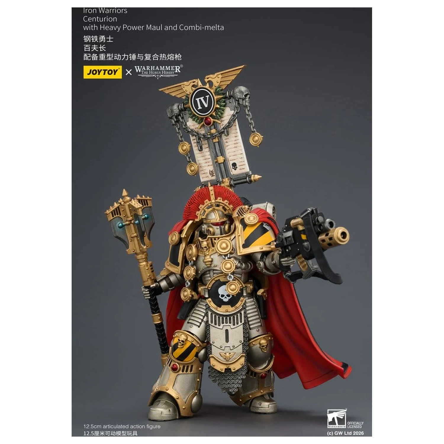 Warhammer The Horus Heresy Actionfigur Iron Warriors Centurion 13 cm Produktfoto