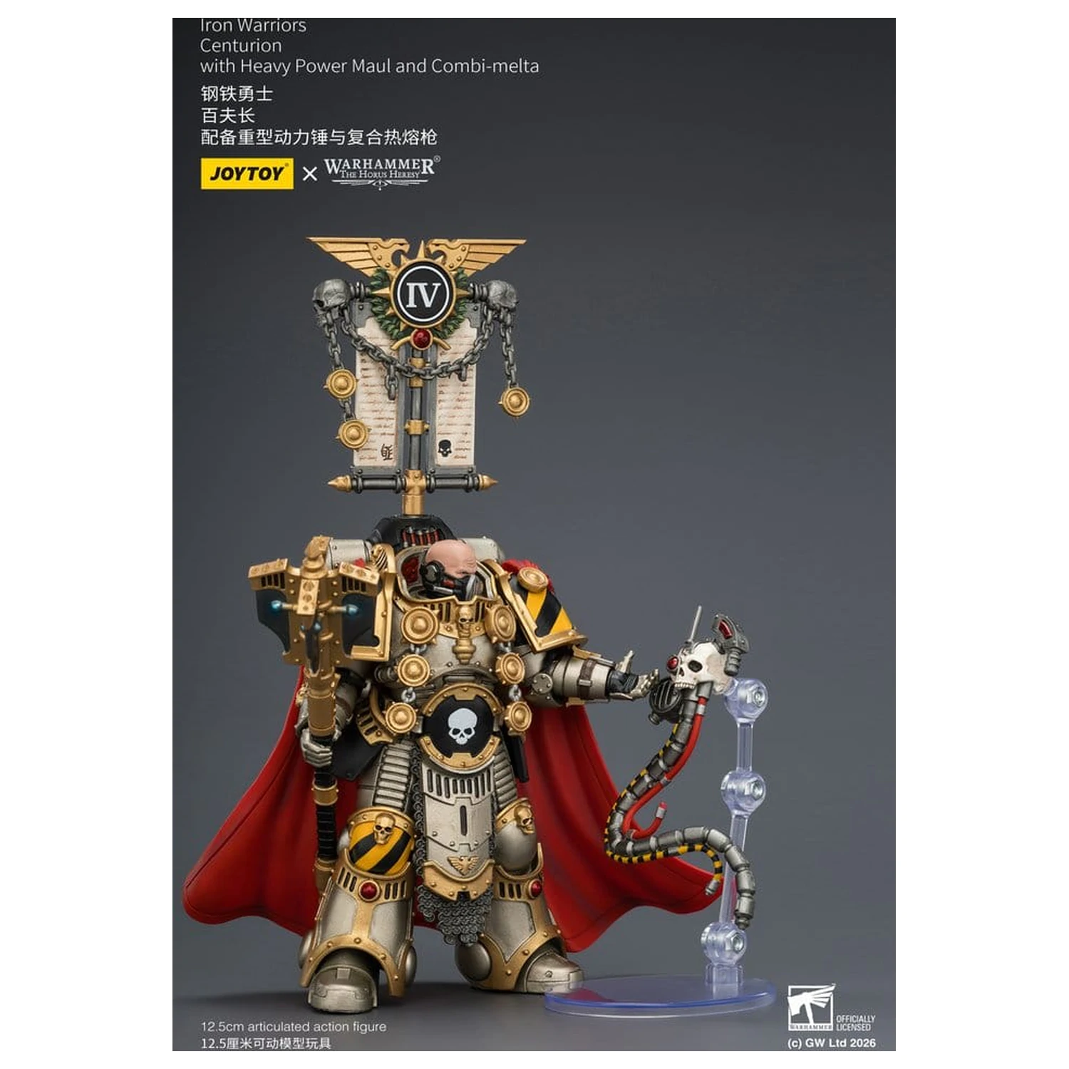 Warhammer The Horus Heresy Actionfigur Iron Warriors Centurion 13 cm Produktfoto