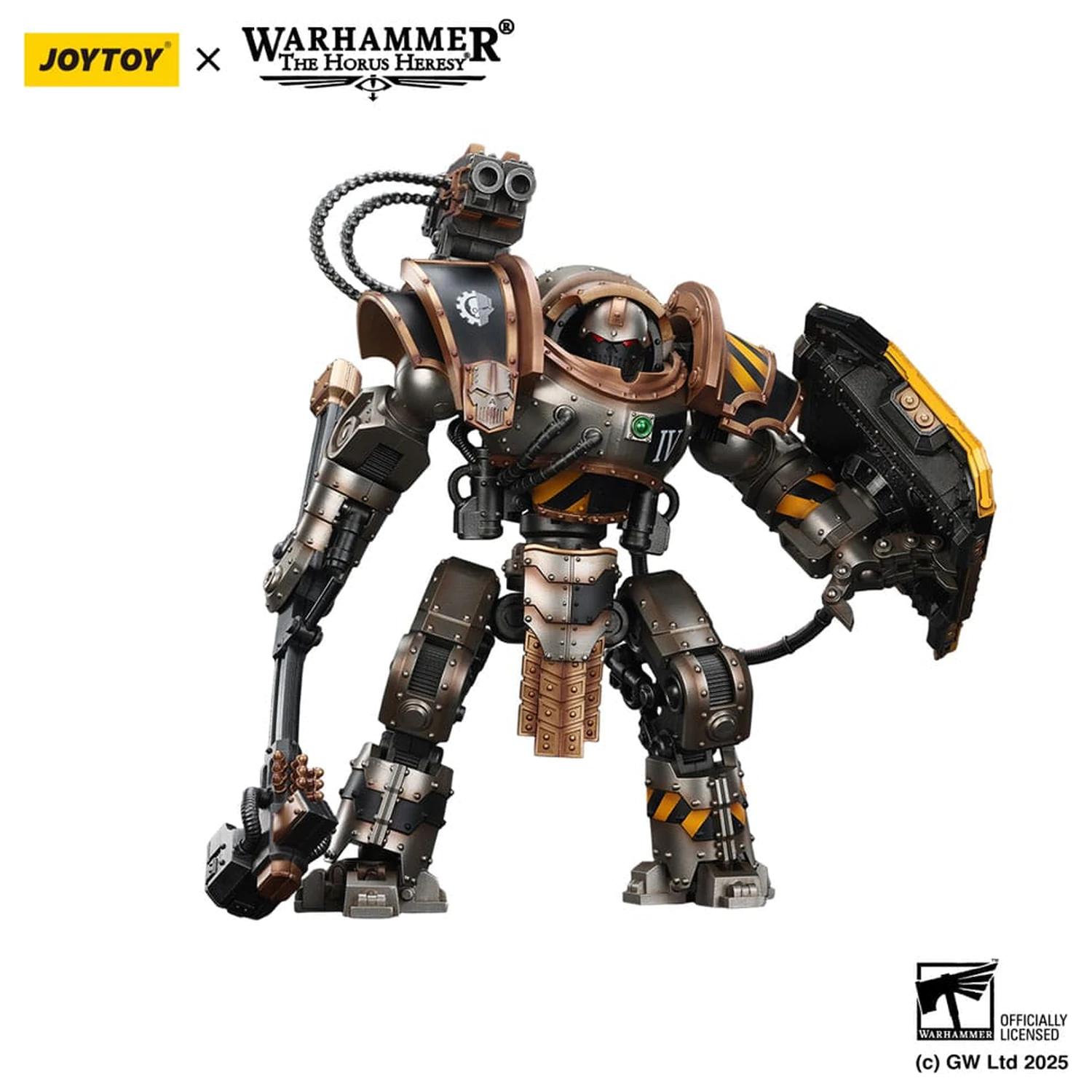 Warhammer The Horus Heresy Actionfigur Iron Warriors Iron Circle Domitar-Ferrum Klasse Battle-automata mit Karceri Battle Shield 24 Zentimeter Produktfoto