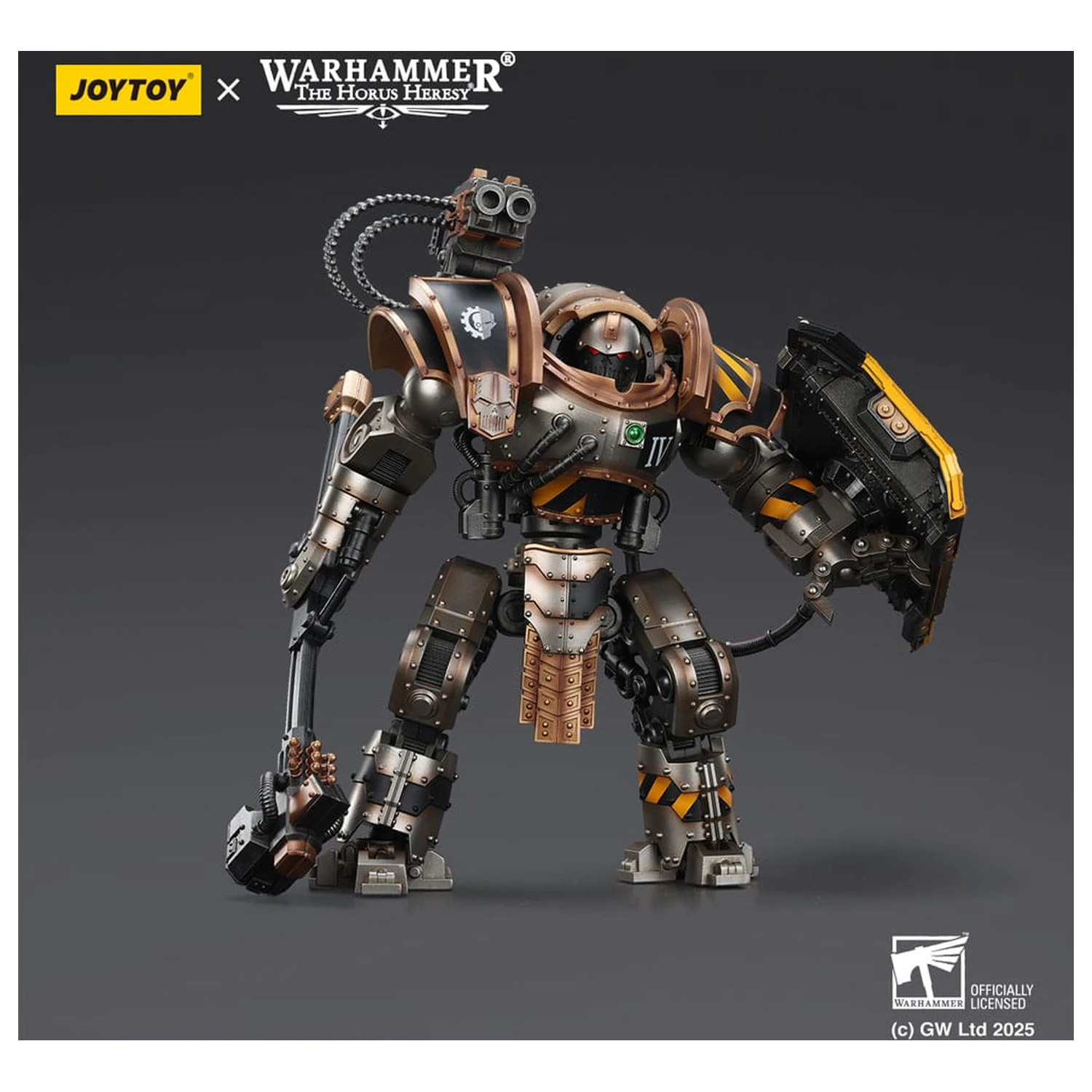 Warhammer The Horus Heresy Actionfigur Iron Warriors Iron Circle Domitar-Ferrum Klasse Battle-automata mit Karceri Battle Shield 24 Zentimeter Produktfoto