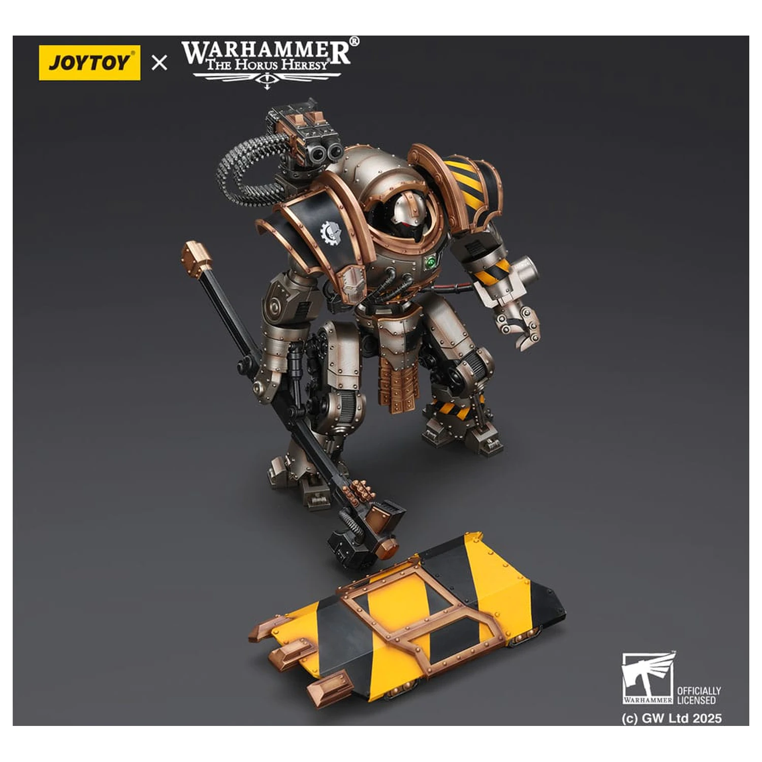 Warhammer The Horus Heresy Actionfigur Iron Warriors Iron Circle Domitar-Ferrum Klasse Battle-automata mit Karceri Battle Shield 24 Zentimeter Produktfoto
