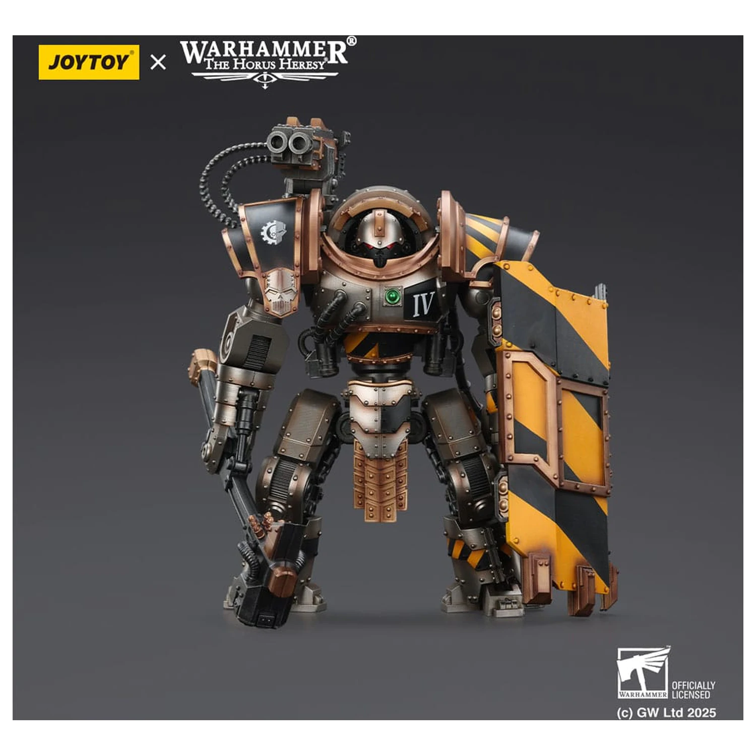 Warhammer The Horus Heresy Actionfigur Iron Warriors Iron Circle Domitar-Ferrum Klasse Battle-automata mit Karceri Battle Shield 24 Zentimeter Produktfoto